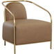 Cicero Milliken Cognac Lounge Chair